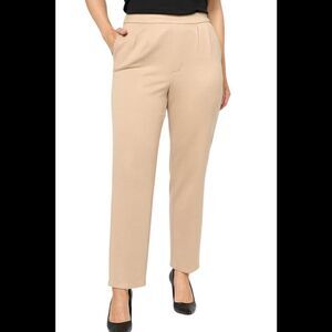 Studio Park x Courtney Khondabi Straight-Leg Pant Camel - Petite